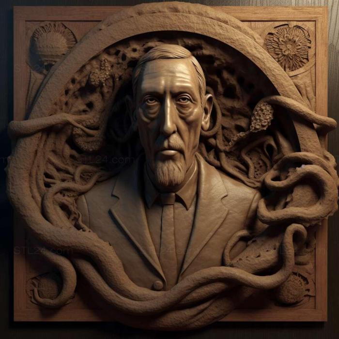 Characters (lovecraft 1, HERO_1569) 3D models for cnc